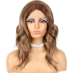Blooming Hair Brown Lace Front Wig
